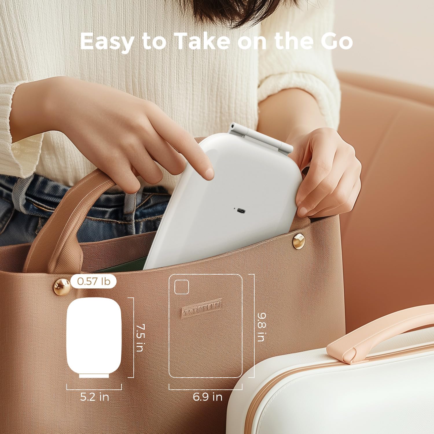 NEZZOE travel mirror presented as a thoughtful gift option
