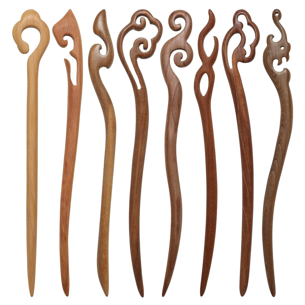 Ngdhkd wooden hair sticks, 7.1 inches, ideal for secure buns.