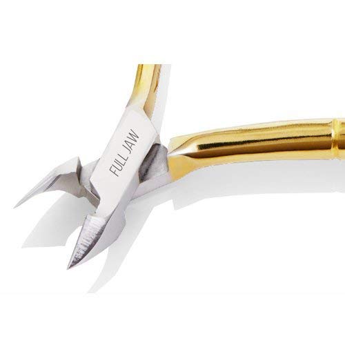 Nghia cuticle nipper C-118 handle view showing ergonomic grip