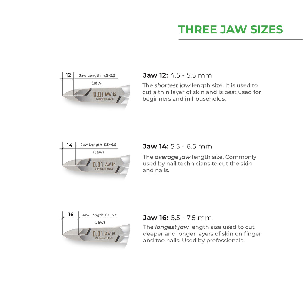 NGHIA Cuticle Nipper D-03 Jaw 14 stainless steel durability