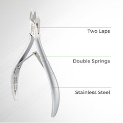 NGHIA cuticle nipper D-03 jaw16 grey-plated finish emphasizes professional durability.