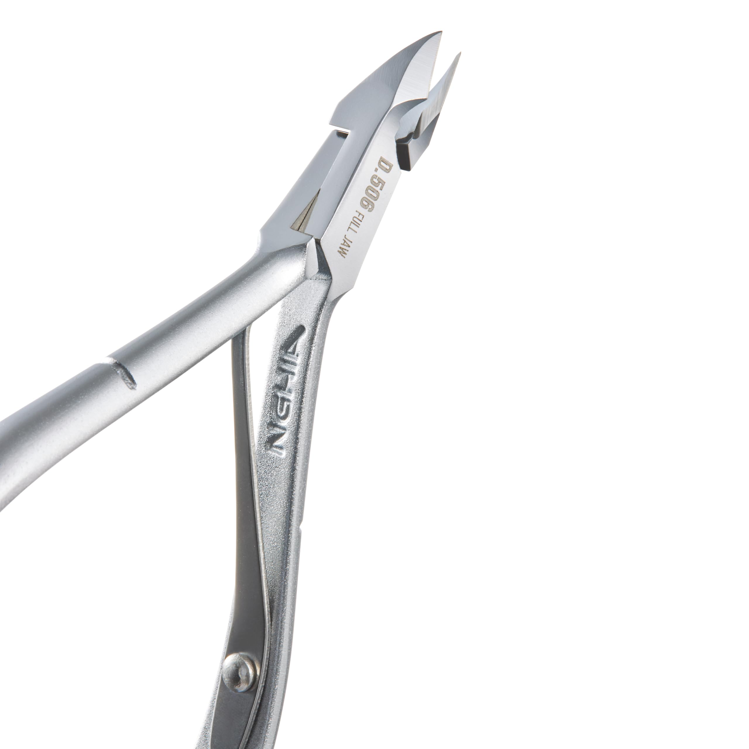 Nghia premium hard steel cuticle nipper packaging signals professional-grade durability.