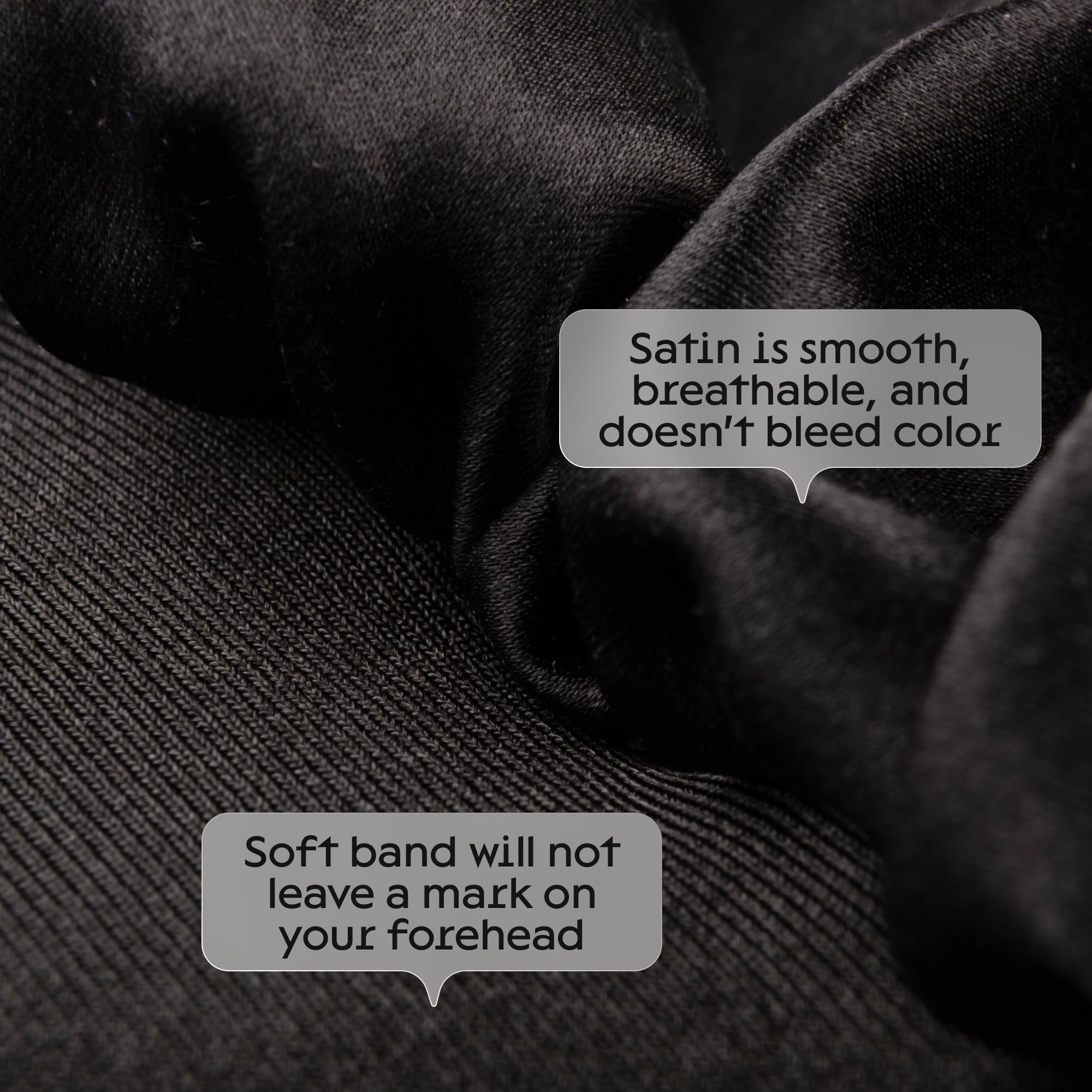 Niagara Satin Bonnet helps minimize frizz on curly hair.