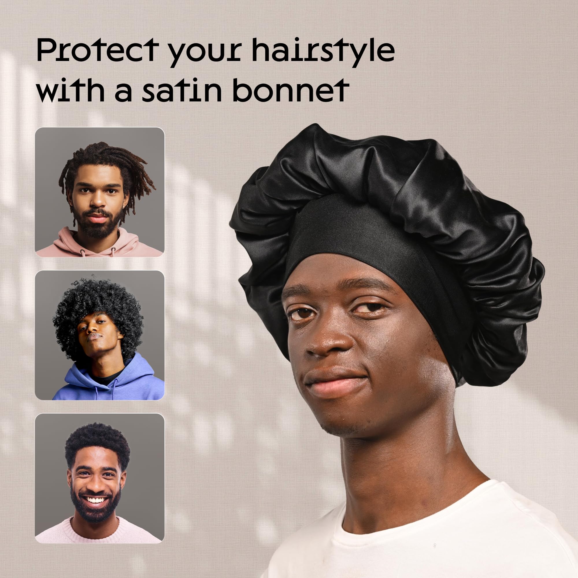 Niagara Satin Bonnet ideal for night-time hair care routines.