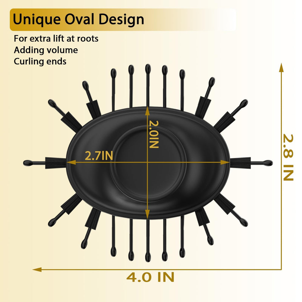 Nicebay hair dryer brush safety plug and 360° cord promote safe, tangle-free styling
