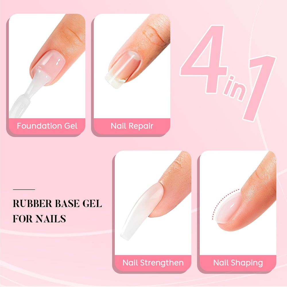 Nicedeco Glossy top coat finish illustrates durable shine on natural or false nails.