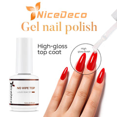 Nicedeco salon-grade manicure display with 15 ml bottles for professional results at home.