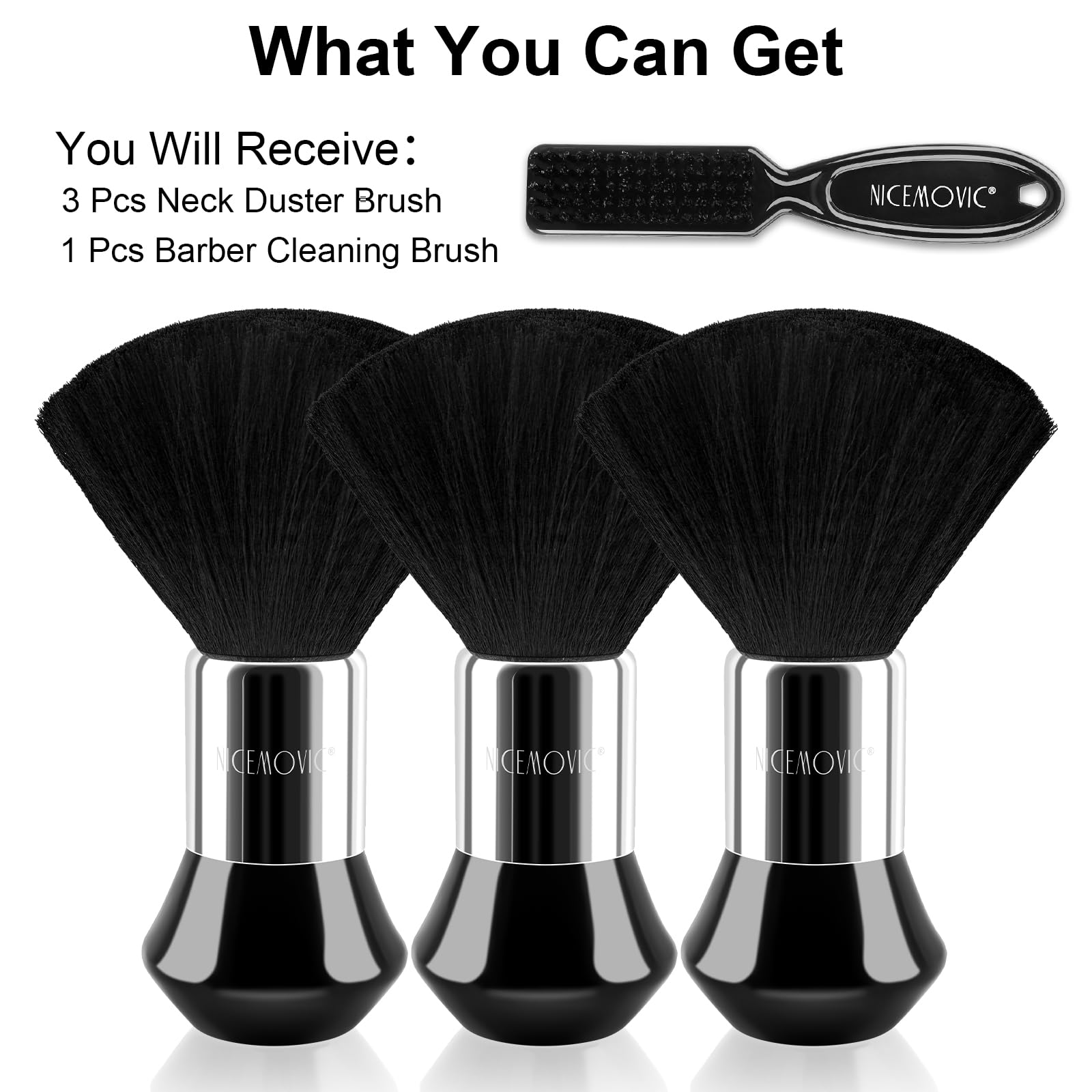 NICEMOVIC multi-use cleaning brush handles kitchen and salon tasks alike.