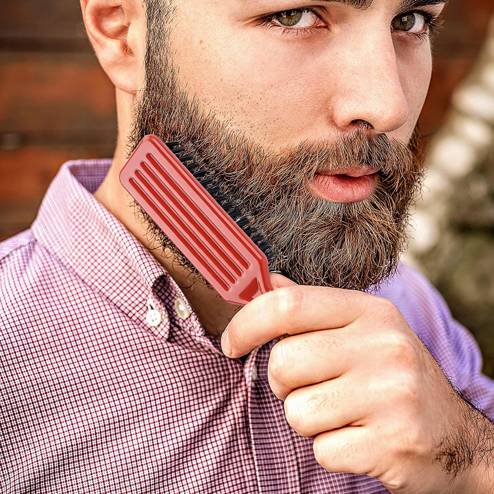 NICEMOVIC set de 10 cepillos barber para profesionales y hogar