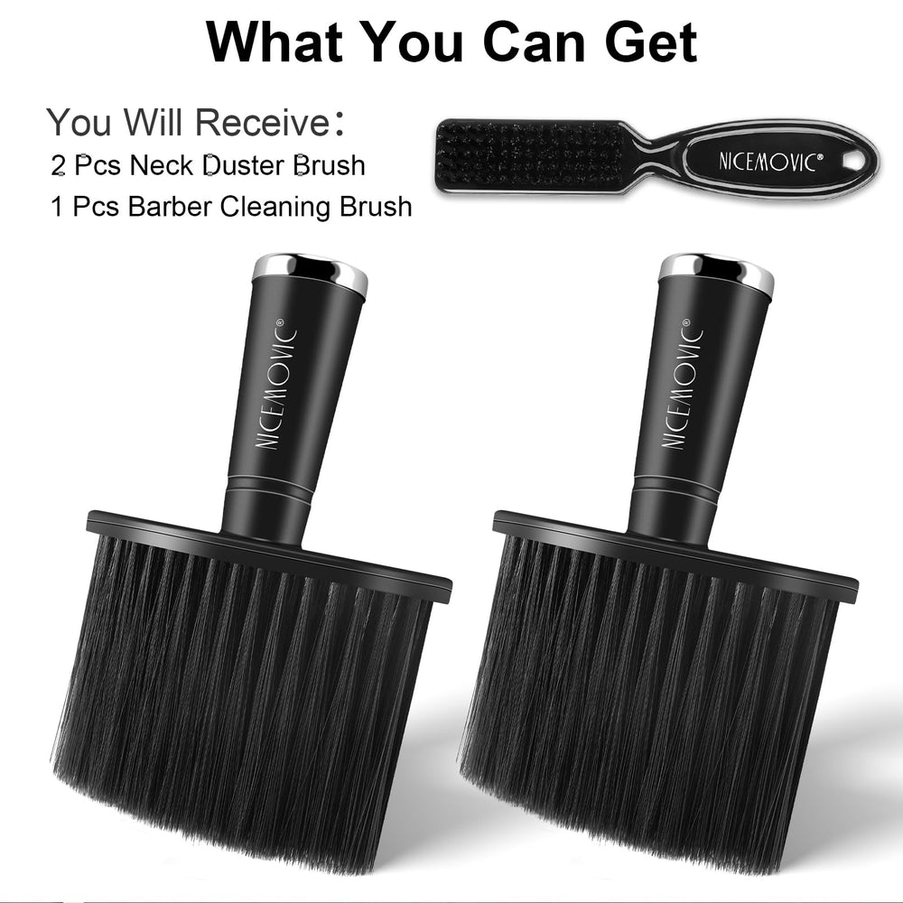NICEMOVIC soft bristles protect skin while efficiently removing debris.