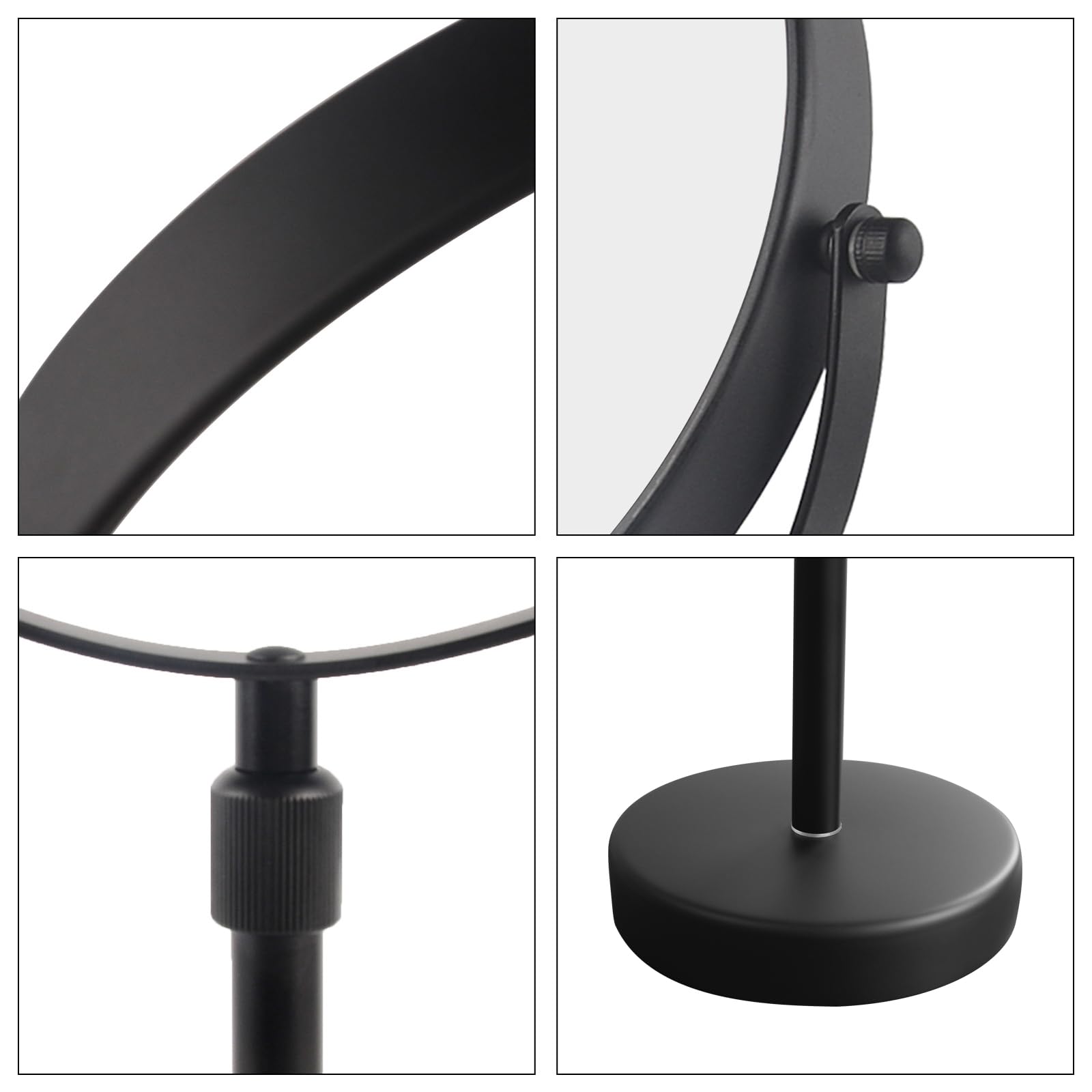 Nicesail-matte-black-finish adds sleek vanity appeal