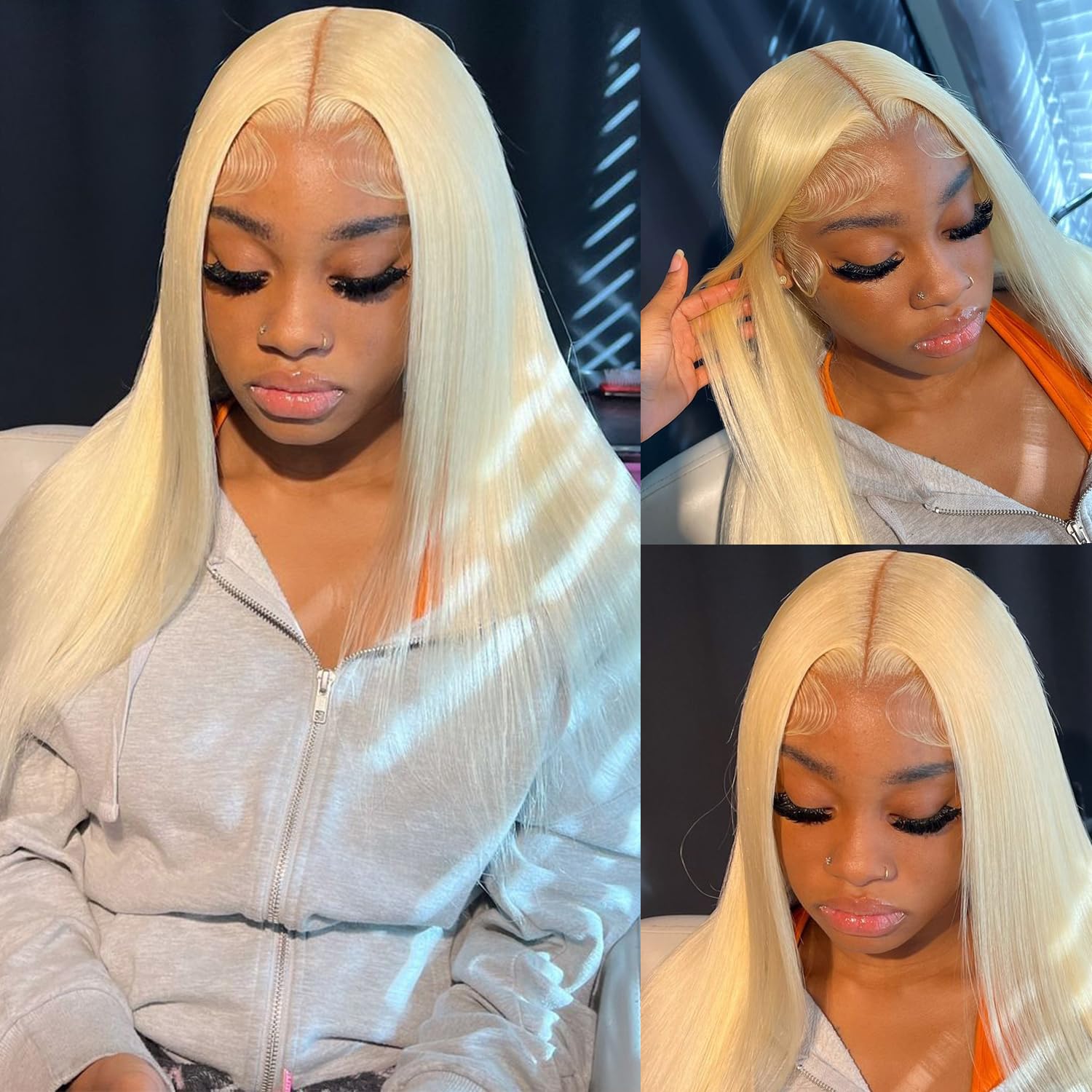 NICILK 613 lace-front wig ready to dye or bleach for custom color looks