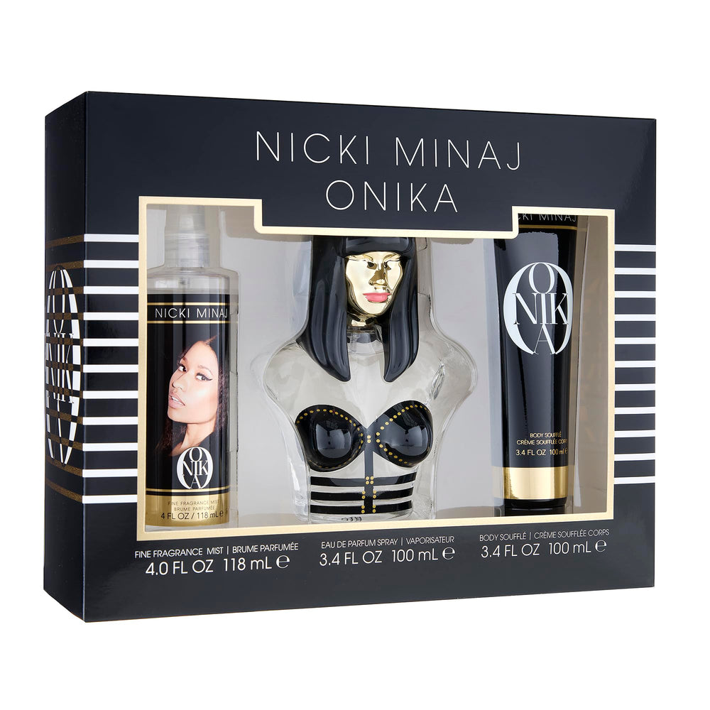 Nicki Minaj Onika 3Pc Women Set window box, gift-ready fragrance packaging.