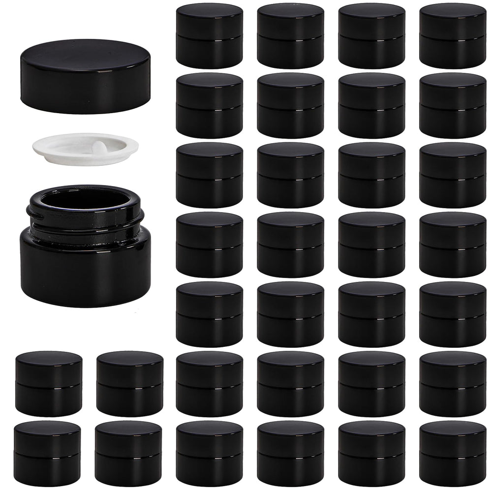 Nicunom 30-pack 5ml sample containers with lids for travel samples