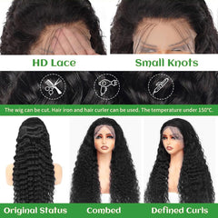 Nidoneld 30-inch wig density 200% emphasizes full, natural-looking volume.