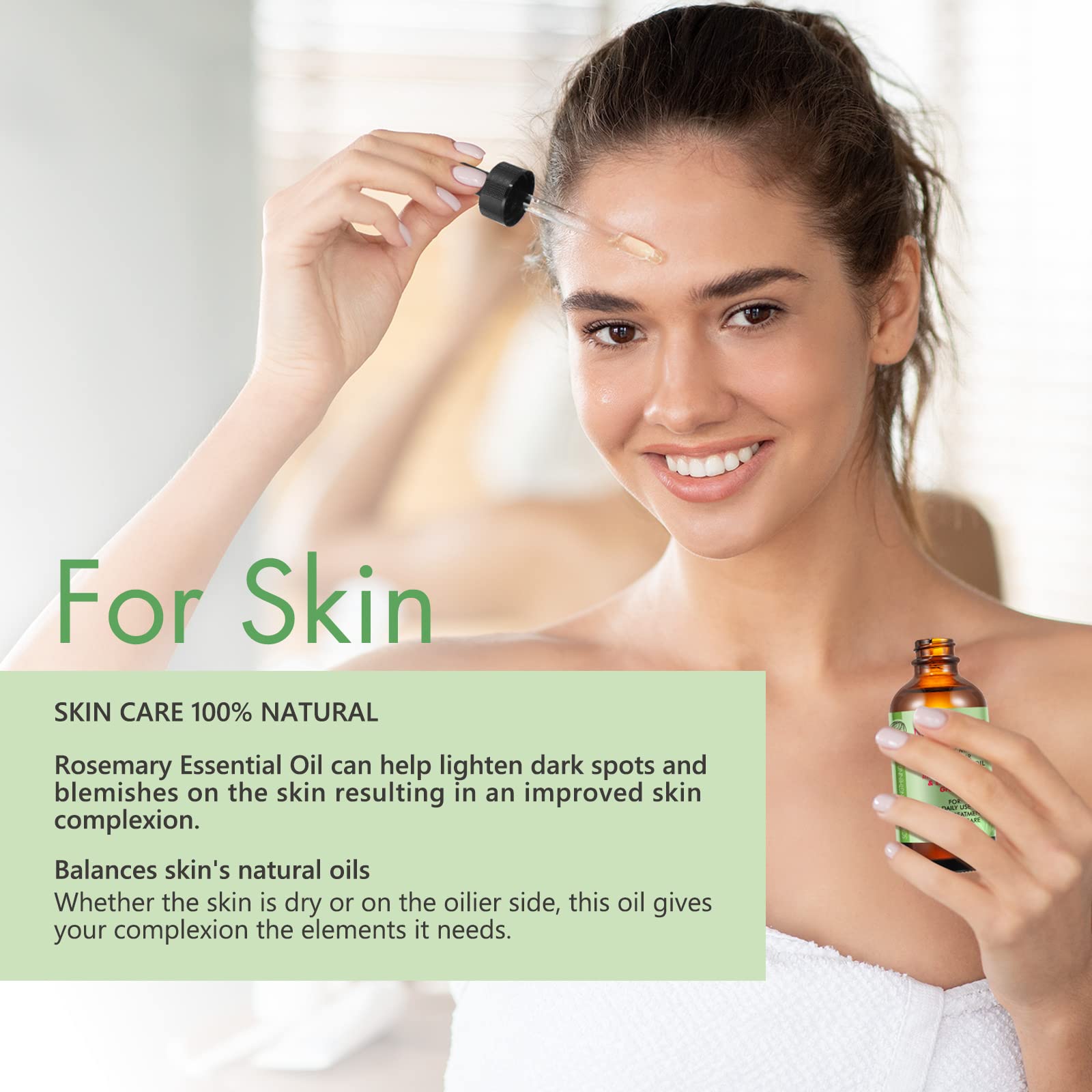 NIFEISHI eyebrow brush applies rosemary oil for strengthened, fuller-looking brows