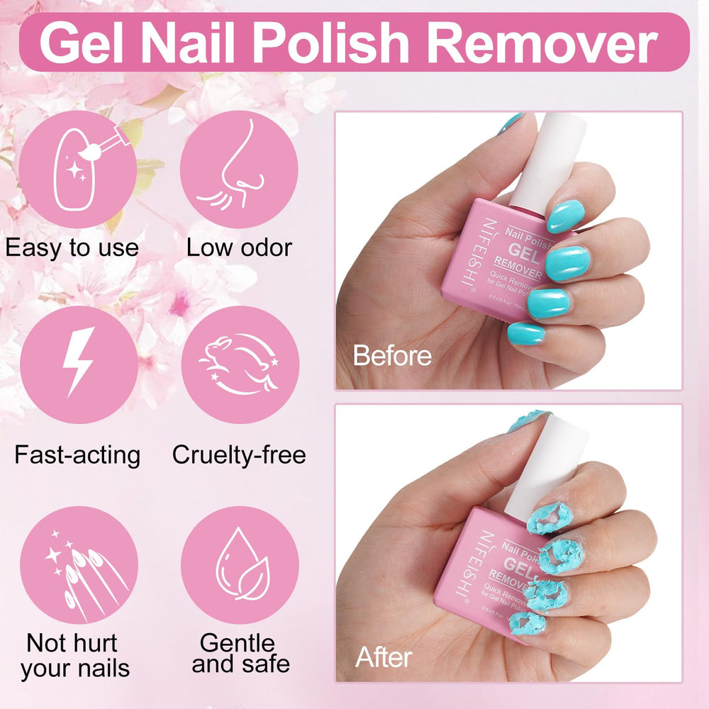 NIFEISHI remover application stage demonstrates quick 2-5 minute removal