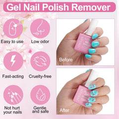 NIFEISHI remover application stage demonstrates quick 2-5 minute removal
