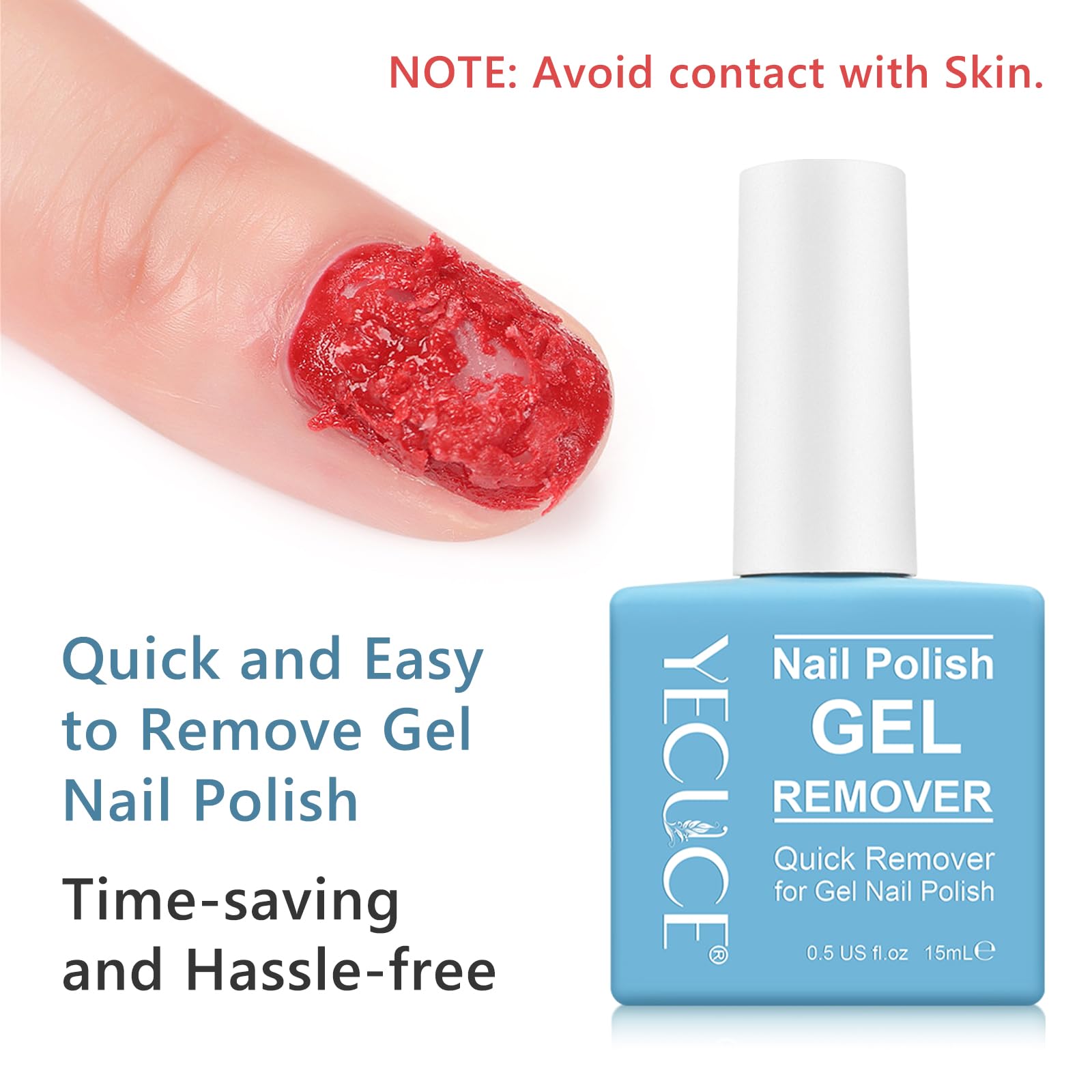 NIFEISHI gel polish remover delivers 3-5 minute lift without soaking