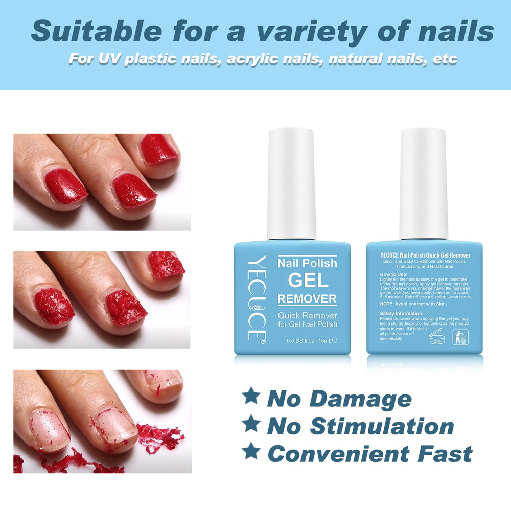 NIFEISHI remover tubes compact packaging for travel-friendly nails