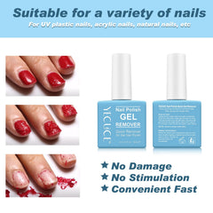 NIFEISHI remover tubes compact packaging for travel-friendly nails