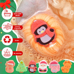 NIGOWAYS penguin bath bomb shape delivering fruity scent release