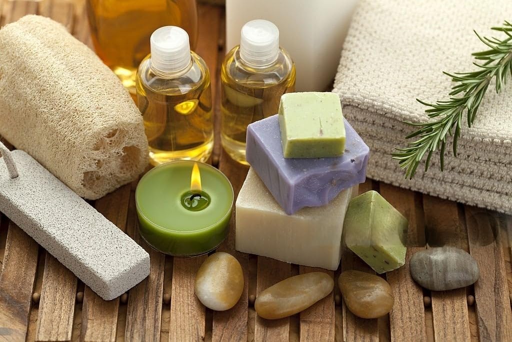 NileCart eco-friendly loofah close-up emphasizing chemical-free skincare option.
