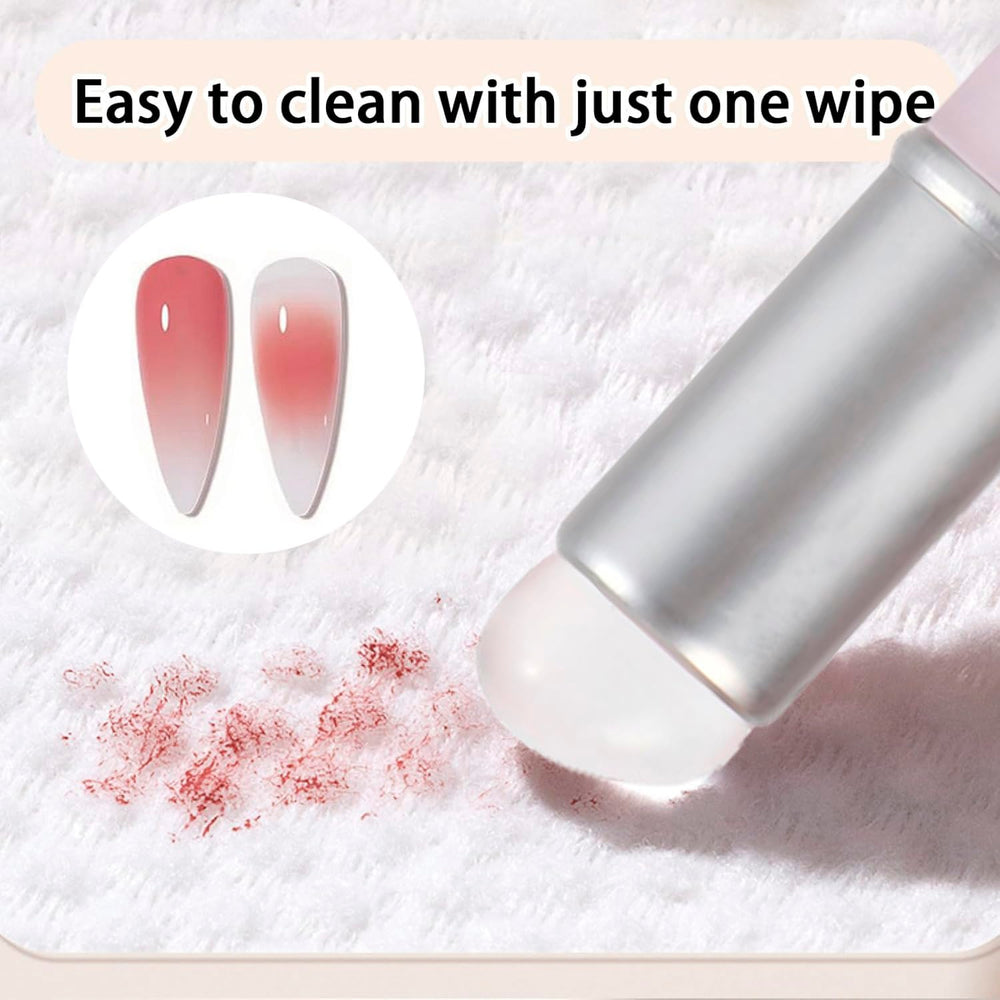 NILIYA chrome powder applicator nail tool for even pigment transfer