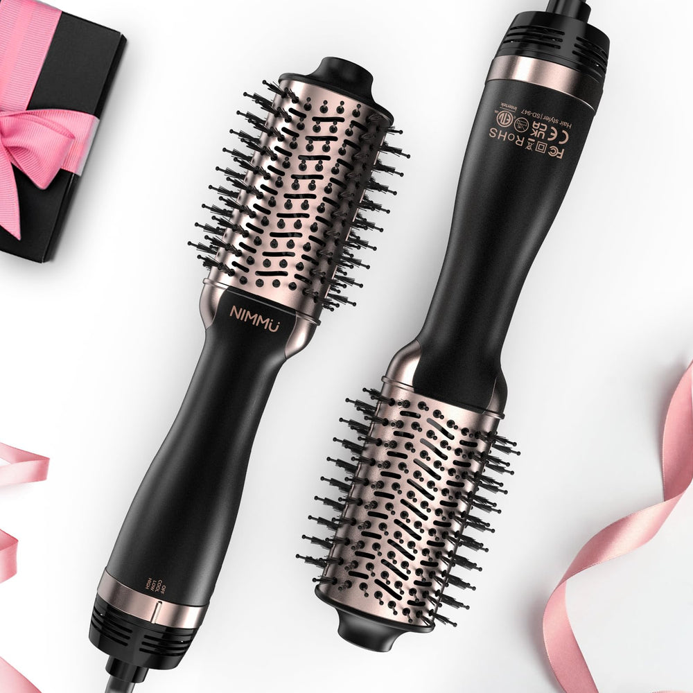 Nimmu hair dryer brush lightweight-design reduces styling fatigue