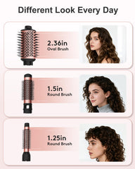 Nimmu round thermal brush curls image for bouncy defined curls