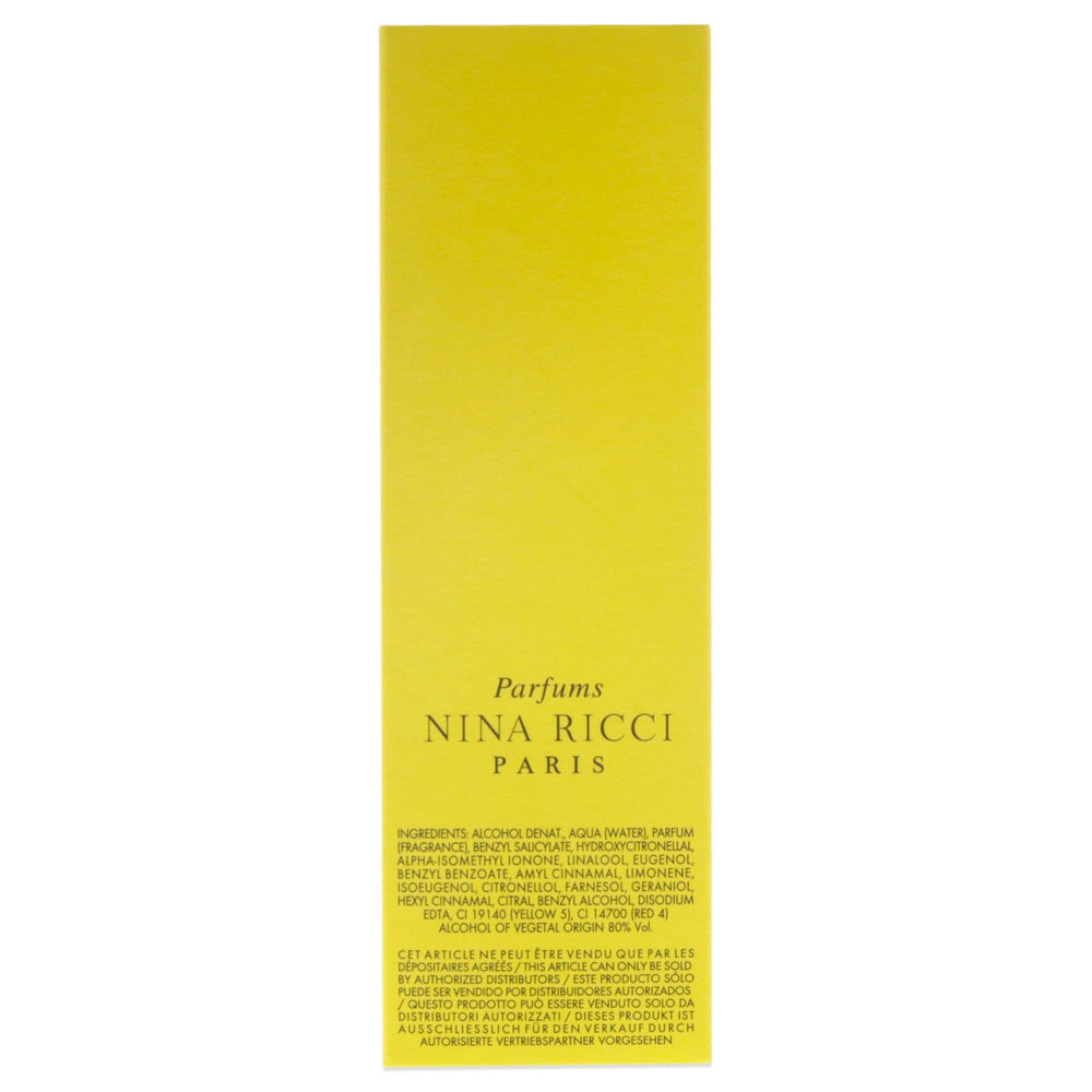 Nina Ricci L'air du Temps note: jasmine and iris for powdery lift