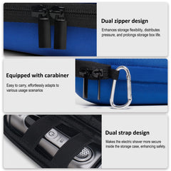 Nincha case large capacity fits shaver, charger, and small accessories.