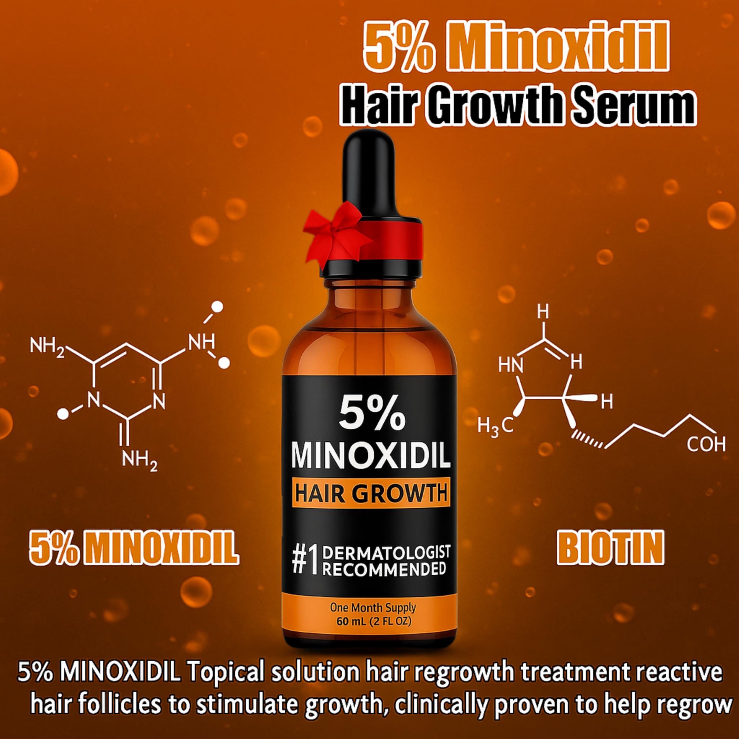 Nincrane minoxidil product on shelf with dermatologist-approved label.