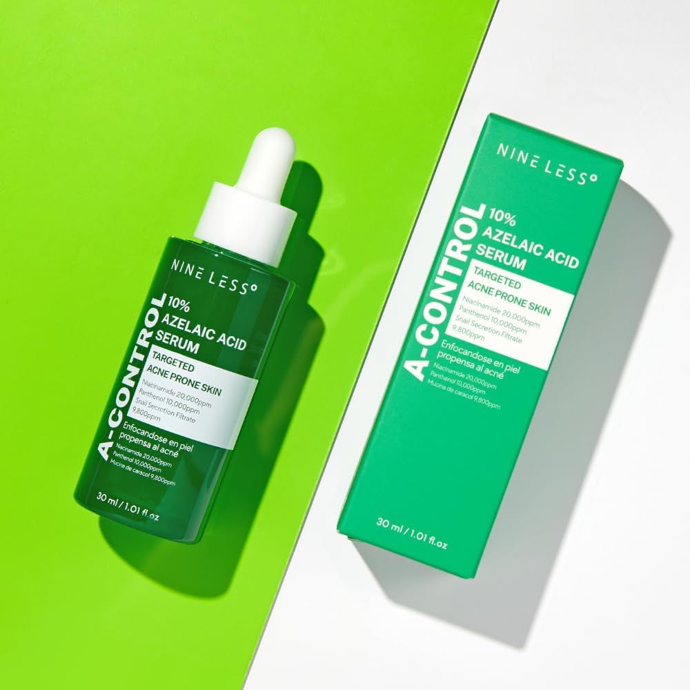NINELESS A-Control uneven-tone close-up; fading dark spots potential for a more even complexion.