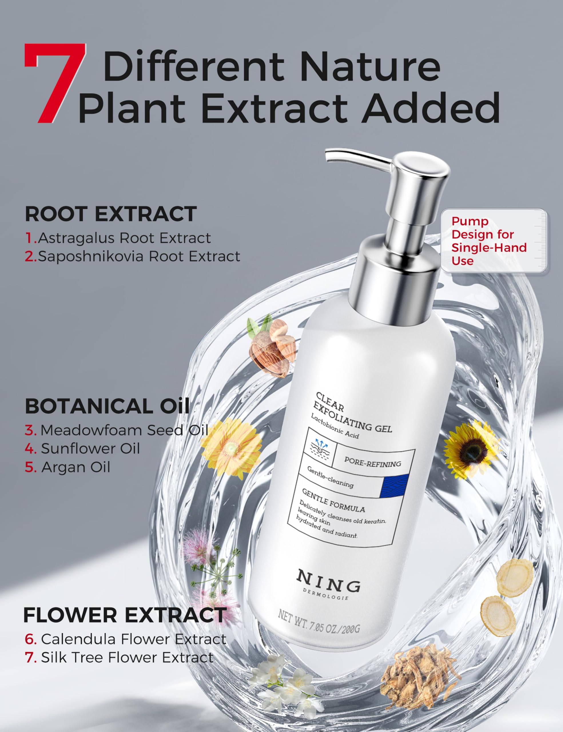 NING DERMOLOGIE Niacinamide jar emphasizes subtle support for even tone.