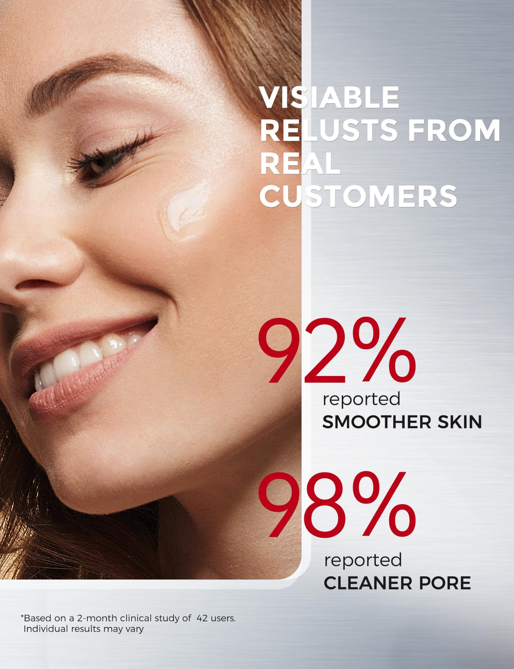 NING DERMOLOGIE pore care close-up suggests sebum control during routine.