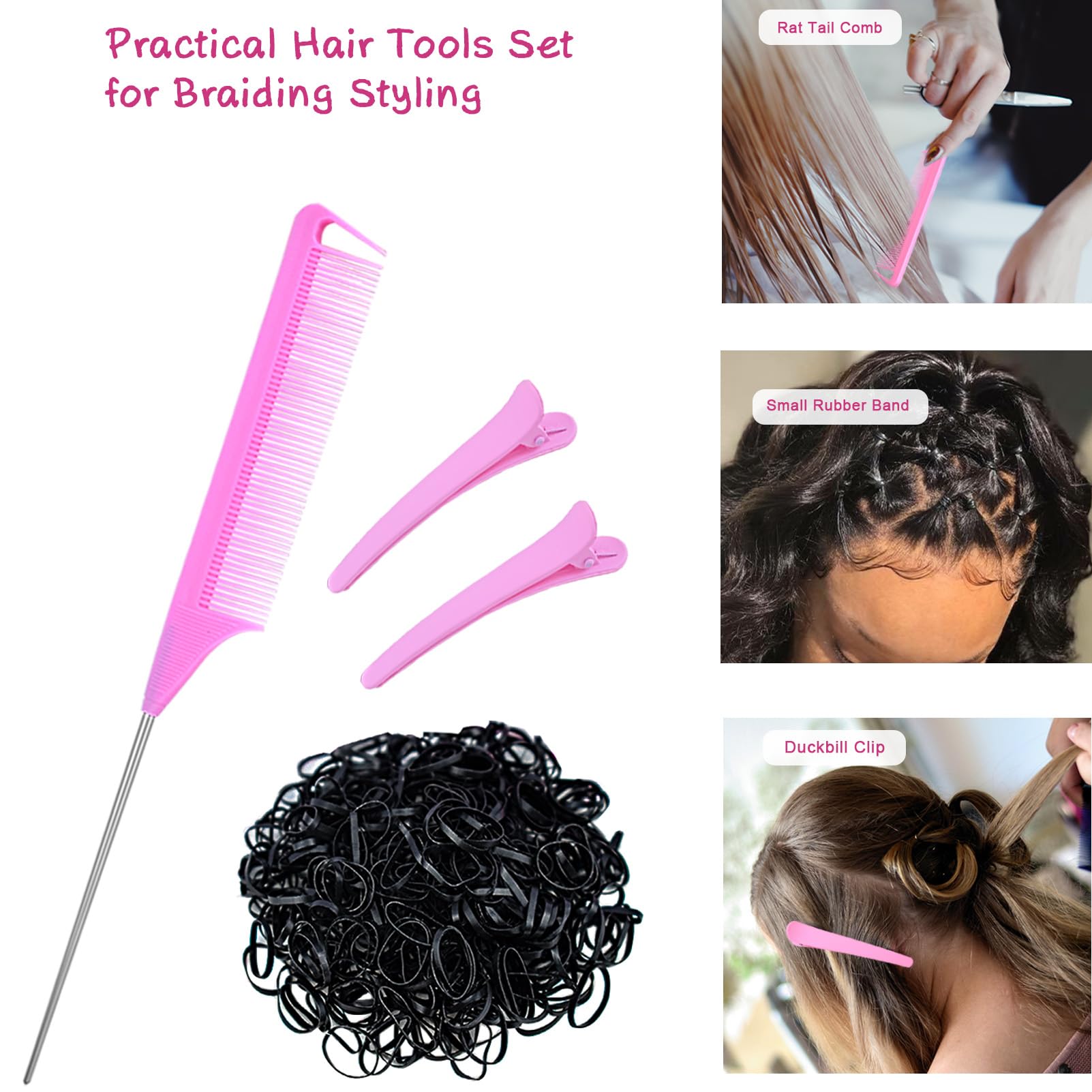 Ningrou duckbill clips gather hair sections for neat styling