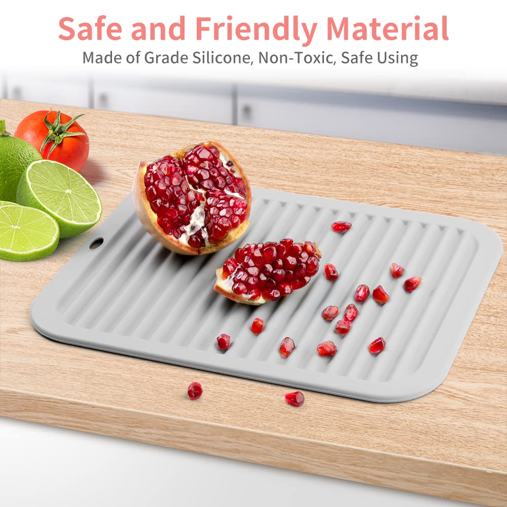 Ninwod mat surface resists heat up to 450°F while tools sit nearby for styling.