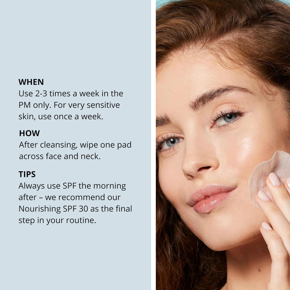 Nip-Fab Glycolic Fix Night Pads pore-closeup highlighting clear looking pores