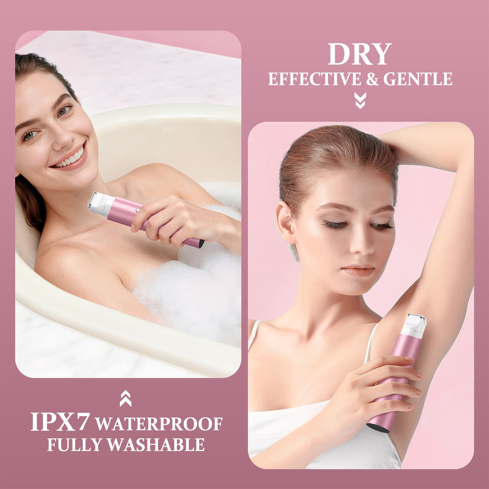 NIPOO Bikini Trimmer IPX7 waterproof close-up for use in the shower