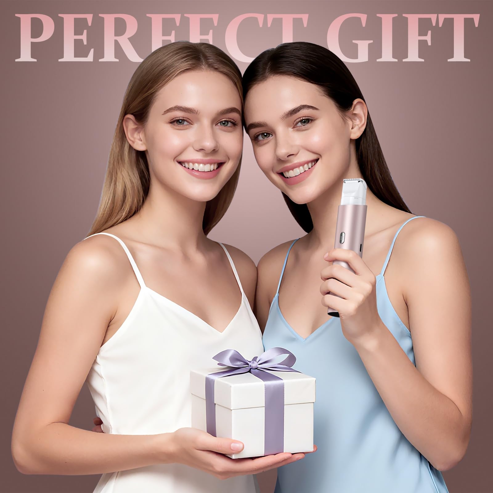 NIPOO trimmer on legs for precise, smooth shaping.