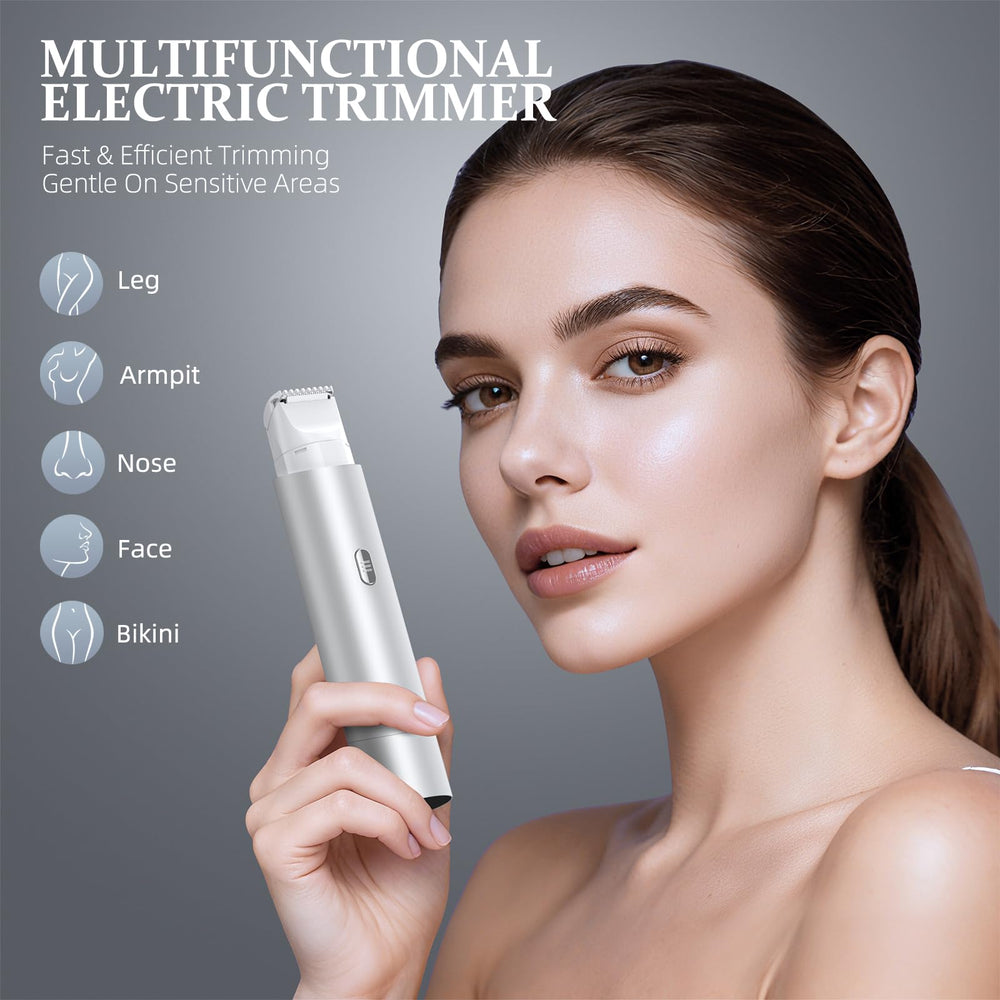 NIPOO Bikini Trimmer protection system reduces irritation and hair pulling.