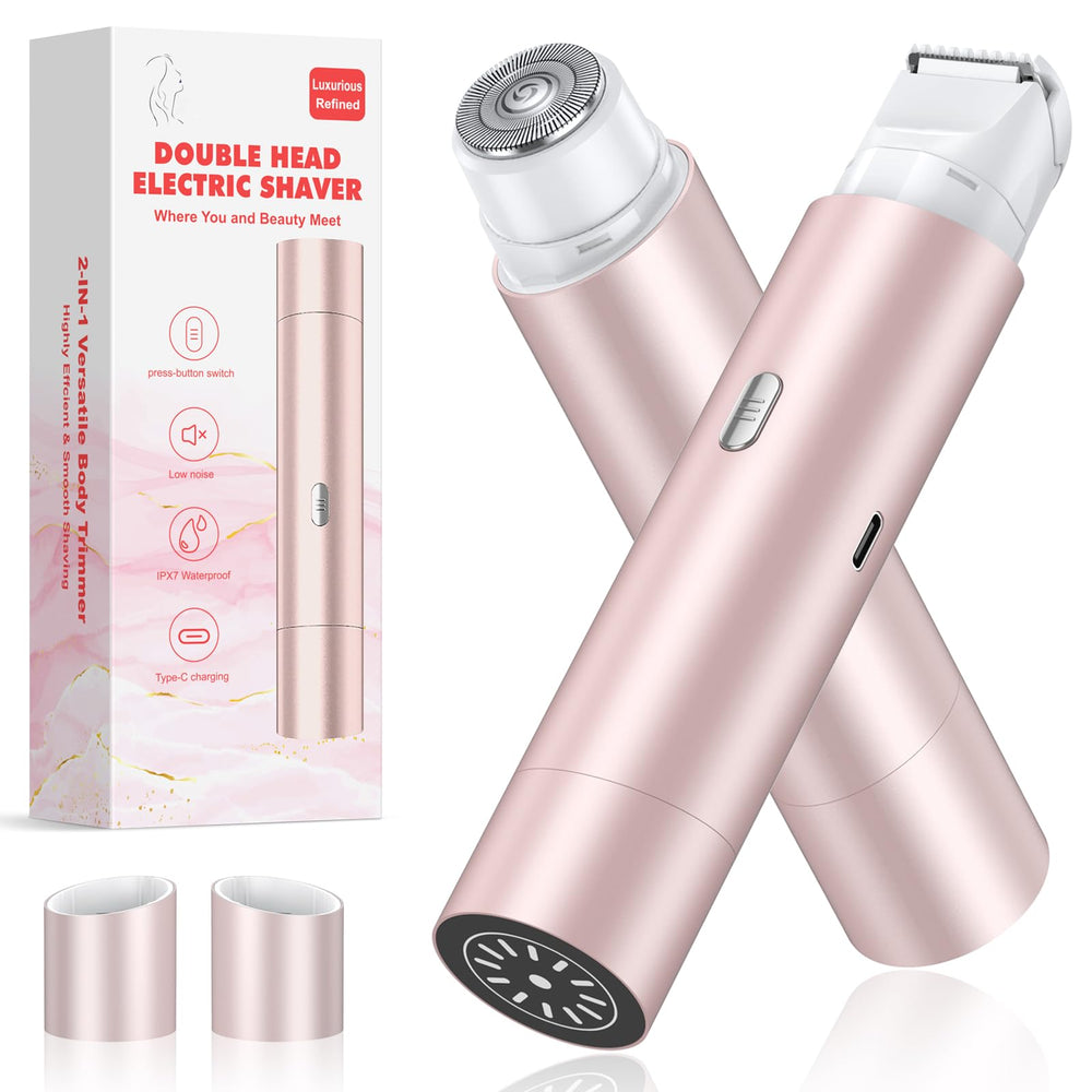 NIPOO bikini trimmer rose gold for quick, comfortable body shaping.