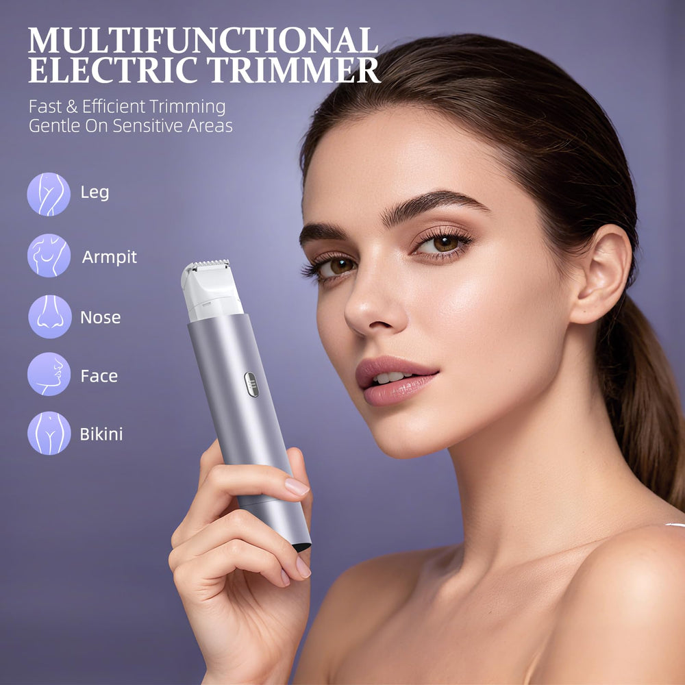 NIPOO Bikini Trimmer USB-C charging for fast, cordless power on the go