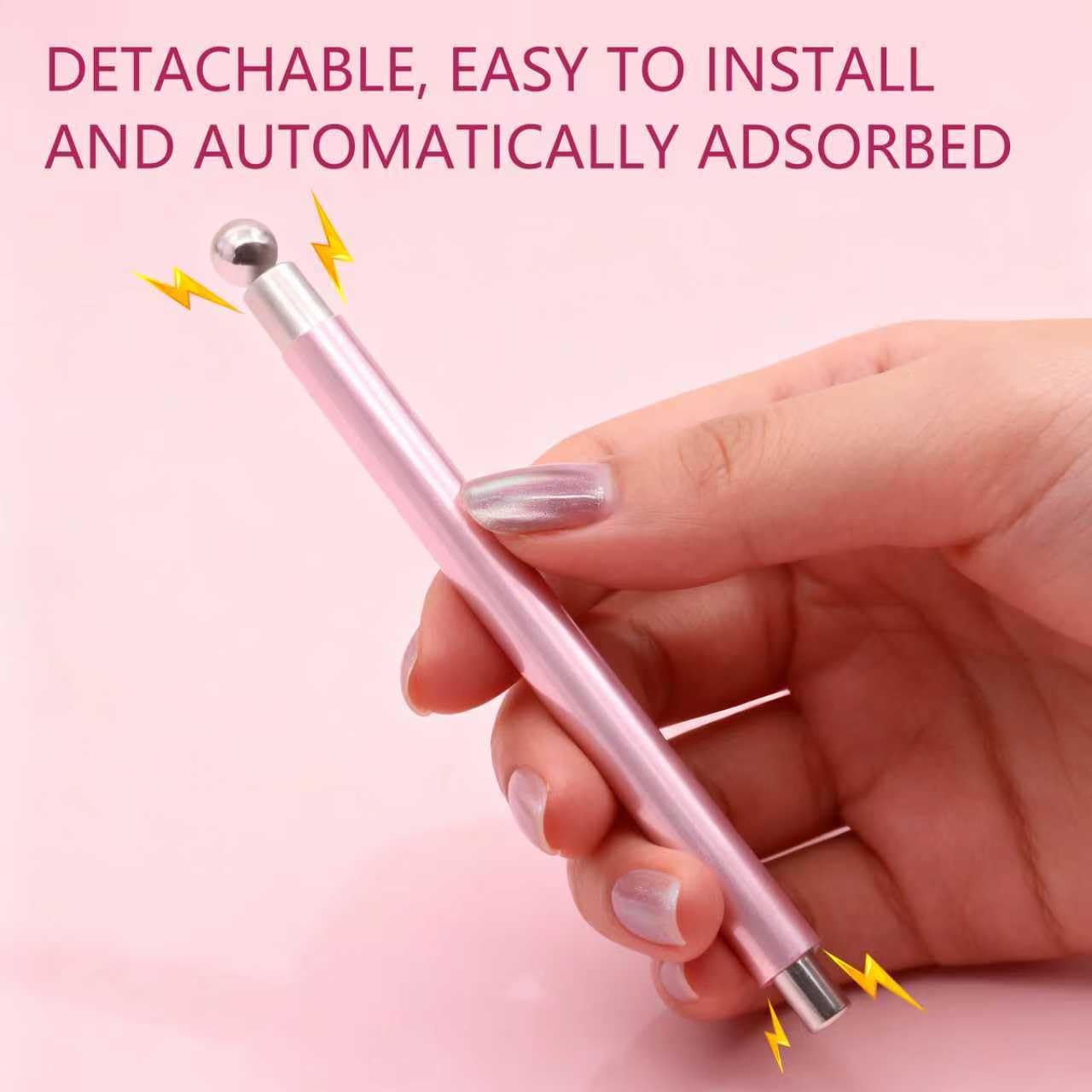 NIQZOPA cat eye magnet demonstrates quick 5-10 second pattern formation