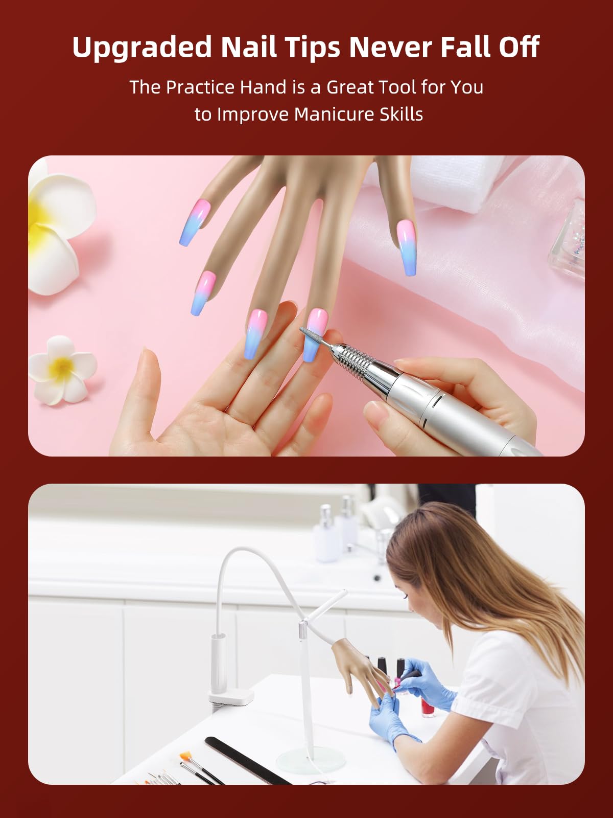 NIQZOPA complete practice set includes tips, pens, diamonds, brush, and files for full workflows.