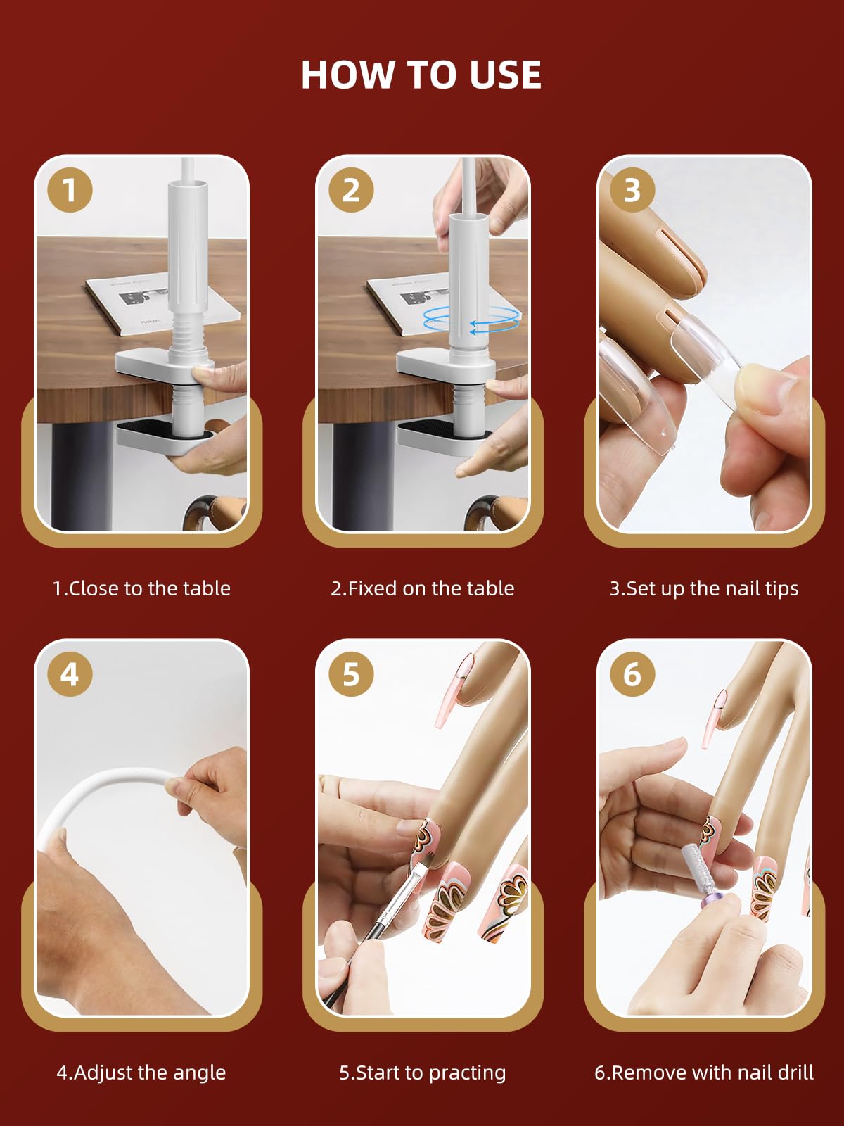 NIQZOPA durable silicone practice hand offers comfortable feel during extended practice sessions.