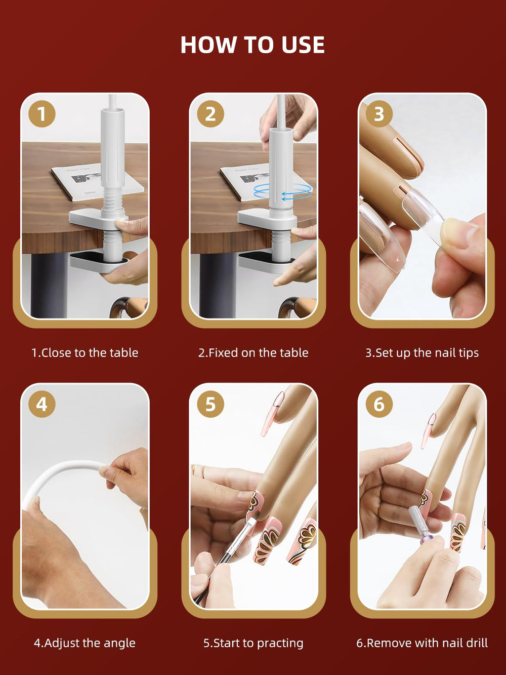 NIQZOPA durable silicone practice hand offers comfortable feel during extended practice sessions.