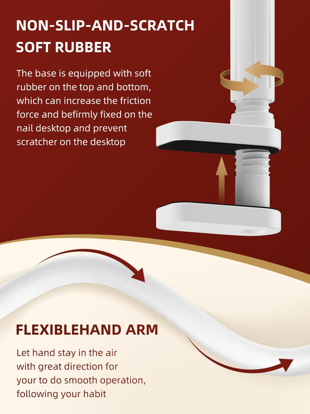 NIQZOPA reusable mannequin hand features aluminum bones for durable, bendable nail practice.