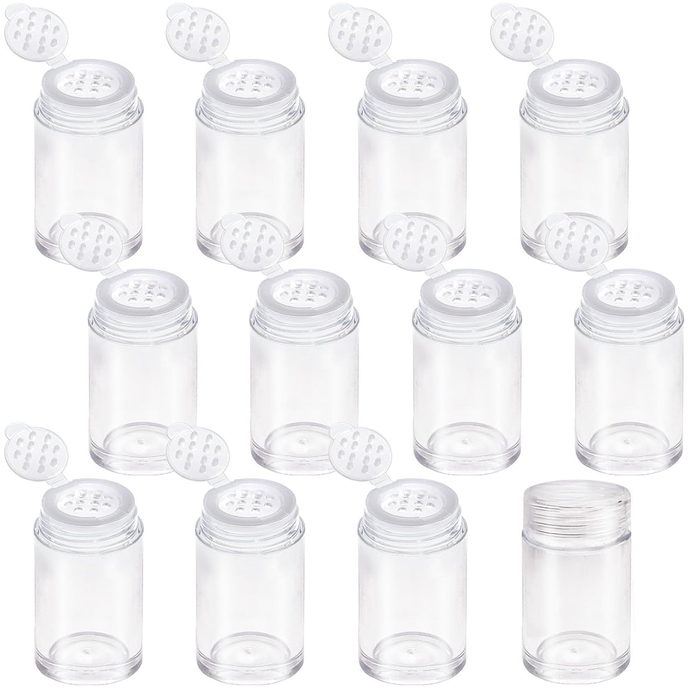Nirvany mini powder jar with sifter and lid for travel-friendly makeup storage.